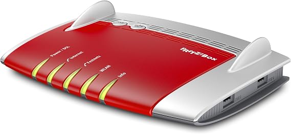 AVM Fritz!Box Router (VDSL/ADSL 1300 Mbps (5 GHz) 450 Mbps (2.4 GHz) DECT Base Media Server)
