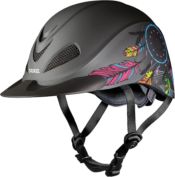 Troxel Rebel Bold Horse Riding Helmet, Low-Profile, Light, Adjustable Design, Safety Horseback Riding Gear