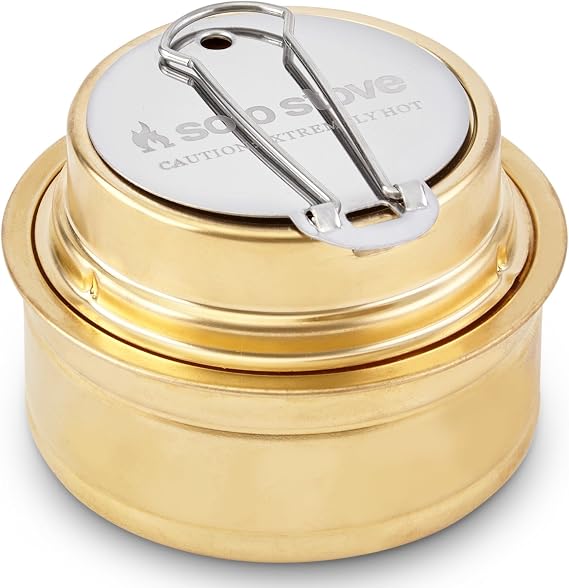 Solo Stove Solo Alcohol Burner - Efficient Spirit Burner Cooktop with Flame Regulator | Camp Stove with Fuel Storage Rubber Gasket