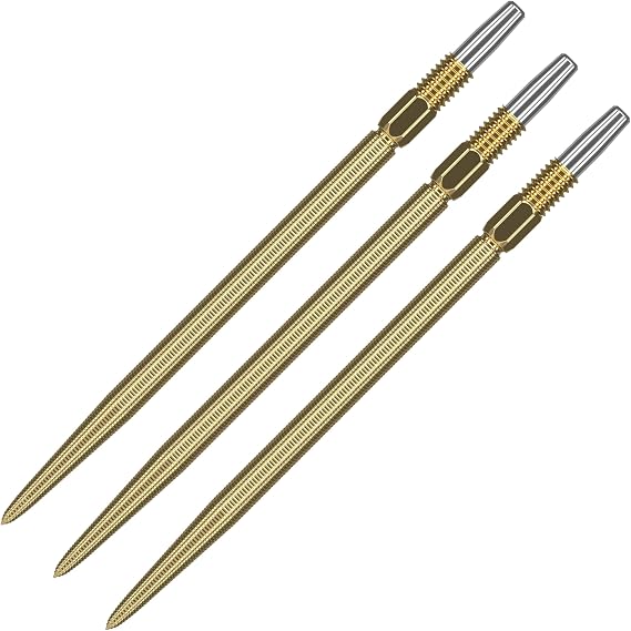 Target Darts Swiss Points, Nano Swiss Point Dart Tips (3 Pack Set of Tips) 30MM, Gold | Change Dart Points, Professional Darts Accessories