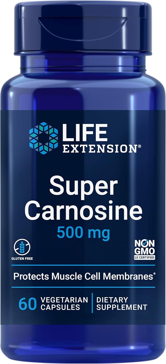 Life Extension Super Carnosine, Heart Health, 60 Capsules