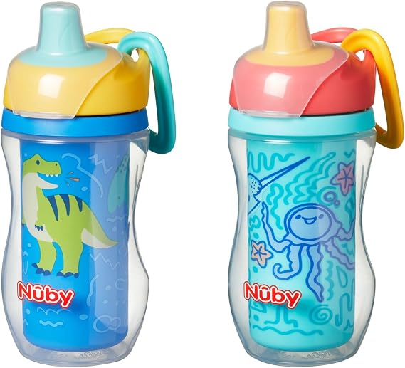 Nuby Active Sipper Insulated Cup - 2 Pack
