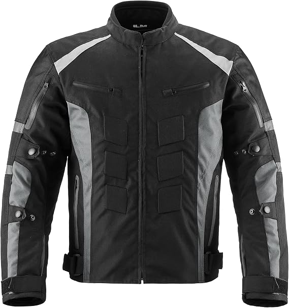 ILM Motorcycle Jacket with CE Armor for Men Water Resistant B02