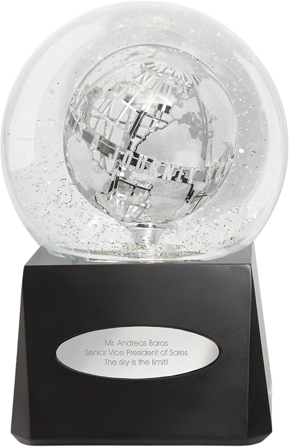 THINGS REMEMBERED Engraved Success is A Journey Spinning Musical Snow Globe (Free Customization)