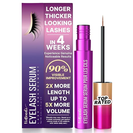 VieBeauti EyeLash Growth Serum for Longer Fuller Thicker Looking Lashes 3mL | Our Formula Is Prostaglandin-Free and Cruelty-Free, Safe for Sensitive Eyes, Making It Easy to Add to Your Daily Routine
