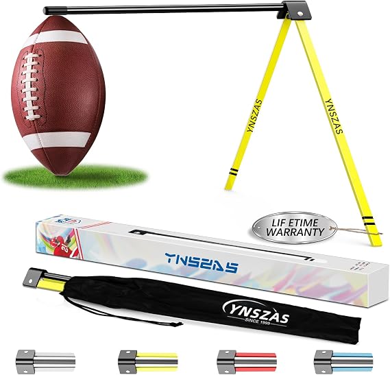 NEW Football Kicking Tee, Portable Field Goal Kicking Holder Stand, Kickoff Tee Compatible with All Football Sizes, Football Training Practice Equipment for Adult & Youth