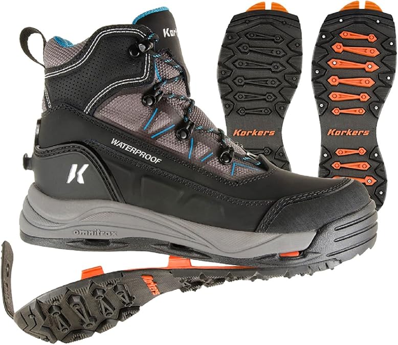 Korkers womens Verglas Ridge Winter Boots - Insulated and Waterproof