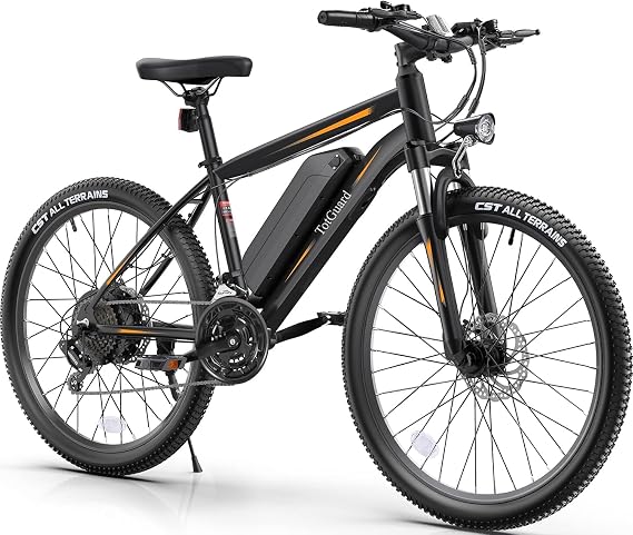 Electric Bike, 27.5" Electric Bike for Adults 500W Motor Ebike Adult Electric Bicycles Electric Mountain Bike,48V 499WH Removable Battery,21S Gears,Lockable Suspension Fork