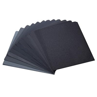 120 to 5000 Assorted Grit Sandpaper for Wood Furniture Finishing, Metal Sanding and Automotive Polishing, Dry or Wet Sand Paper, 9 x 11 Inch, 36-Sheet
