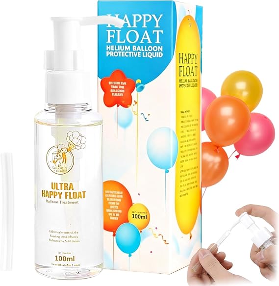 Helium Balloon Protective Fluid - Balloon Float Extender for Latex Balloons