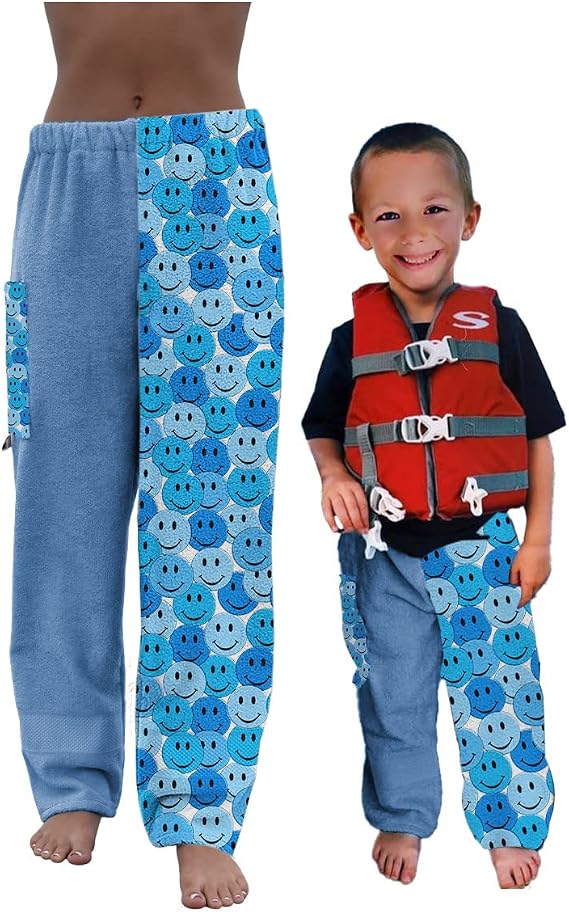 Co. Towel Pants for Swimmers Cotton Terry Towel Pants Beach Coverup Resort Wear Swim wear... (Kids 4T/5T)