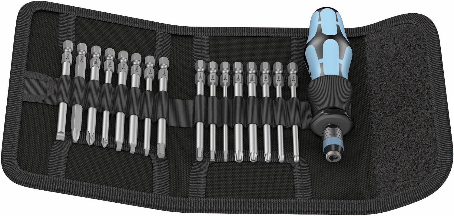 Wera Kraftform Kompakt 60, Paslanmaz Çelik, 17 Parça, 05071116001