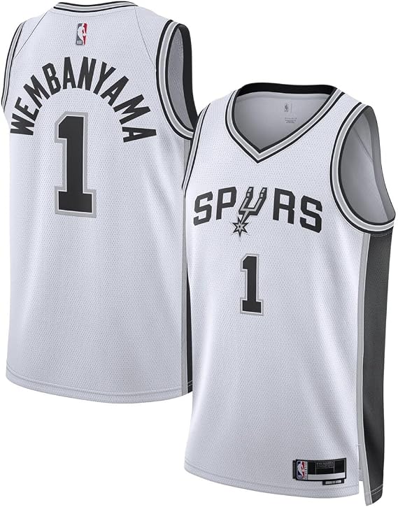 Victor Wembanyama San Antonio Spurs NBA Kids Youth 8-20 Association Edition White Swingman Jersey