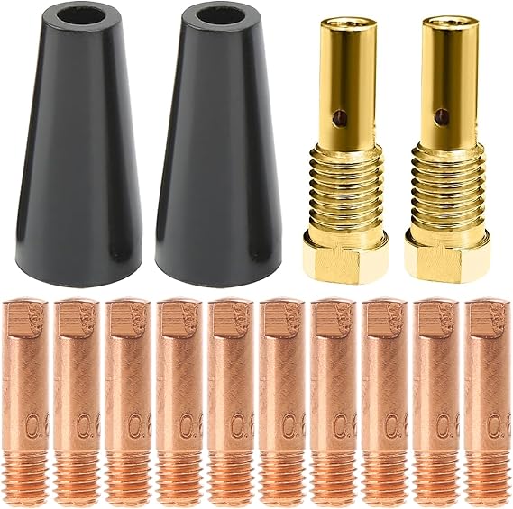 Cores Gasless Nozzle Tips Replacement Gasless Nozzles MIG Welder Accessory Brass Welding