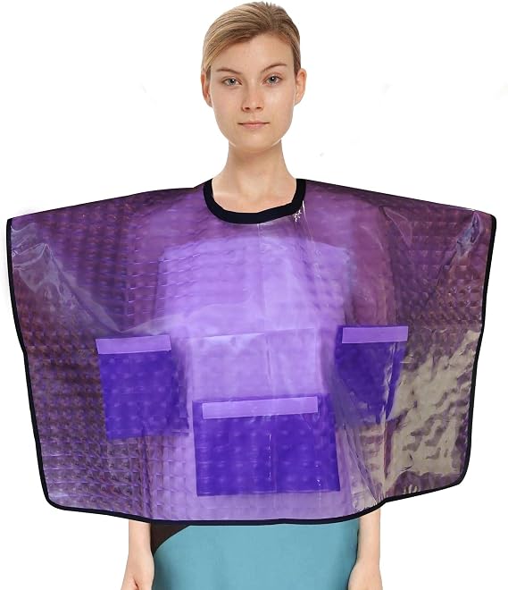 Mastectomy Post Surgery Waterproof Shower Cape, Water-Resistant Post Surgery Garment for Mastectomy/Chest Surgery/Shoulder Surgery, Mastectomy Recovery Supplies,Post Surgery Shower Protection