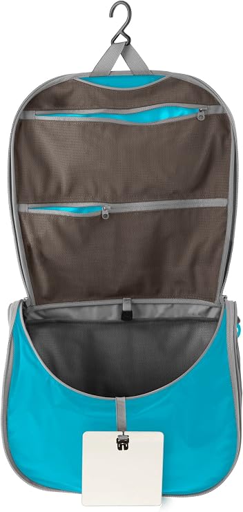 Sea to Summit Large Hanging Toiletry Bag, Travel Organizer, Atoll Blue