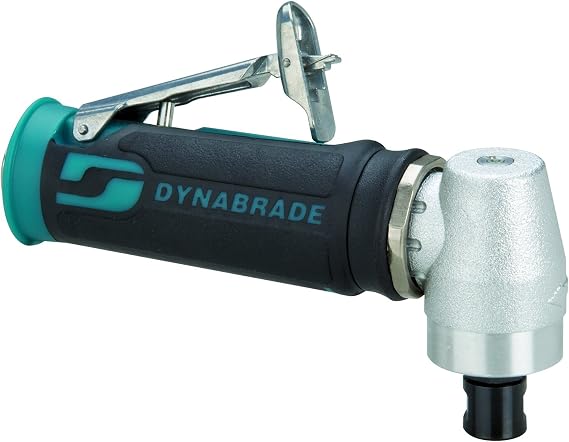 Dynabrade 47800 .4 hp Right Angle Die Grinder, 12,000 RPM, Spiral-Geared, Front Exhaust, 1/4" & 6mm Collets