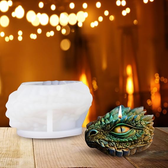 Dragon Resin Mold, Candle Molds, Candle Molds Silicone Suitable for DIY Crafts, Home Decor and Unique Gifts