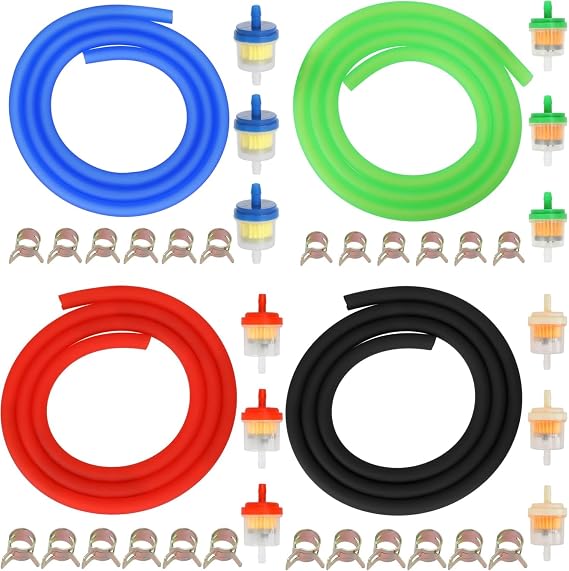 GREHUA Dirt Bike Fuel Line Compatible with GY6 49cc 50cc 90cc 110cc 125cc 150cc SSR Taotao Apollo ATV XRS Go Kart Pitbike Scooter Moped Dune Buggy Parts