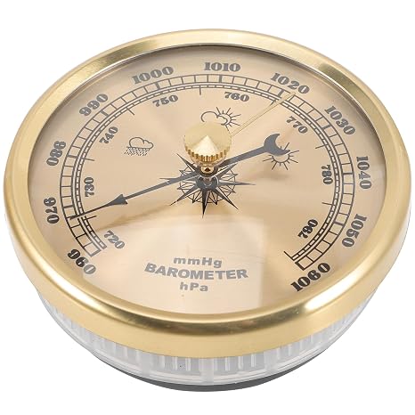 GANAZONO Dial Barometer Outdoor Mini Tools Home Wall Dial Barometer Humidity Gauge Hanging Type Multifunctional Aneroid Home Use