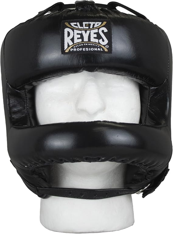 CLETO REYES Boxing Headgear with Face Bar for Men and Women, Protective Head Guard Face Saver, Sparring Fighting Sports