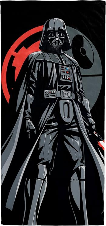 Jay Franco Star Wars Darth Vader Kids Bath Pool Beach Towel for Boys, Black