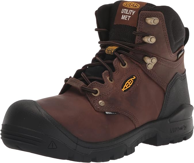 KEEN Utility Men's Independence 6 Composite Toe Internal Metatarsal Guard Waterproof Work Boots