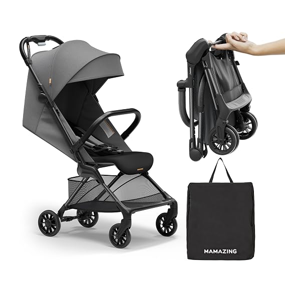 Mamazing Ultra Air X Baby Travel Stroller, Ultra-Lightweight Under 10 lbs