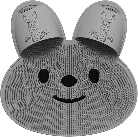 Foot Scrubber Matt for Shower Floor with Non-Slip Suction Cups, Silicone Foot Scrub Mat, Tapete para Lavar Los Pies En La Ducha