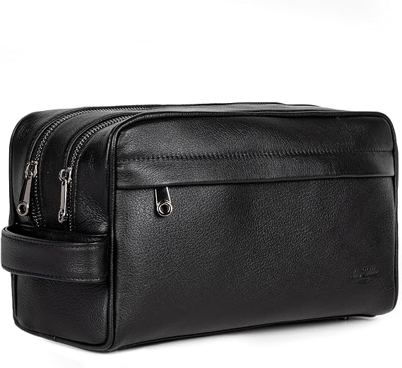 Toiletry Bag for Men - Leather Toiletry Bag for Men - Mens Toiletry Travel Bag -Travel Bag for Toiletries