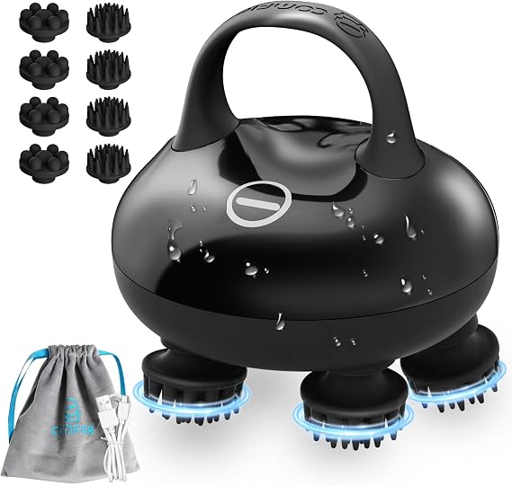 COMFIER Cordless Head Massager Scalp Massager Hair Growth with 3 Modes