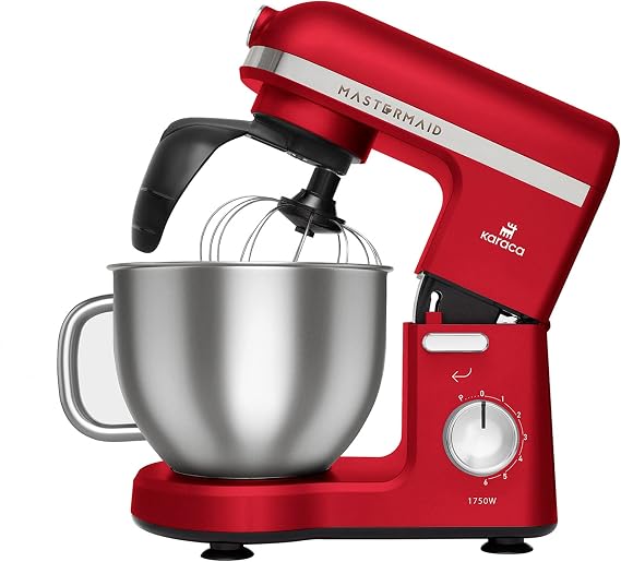Karaca Mastermaid Chef Pro Çift Kollu Stand Mikser Kırmızı 1750 W