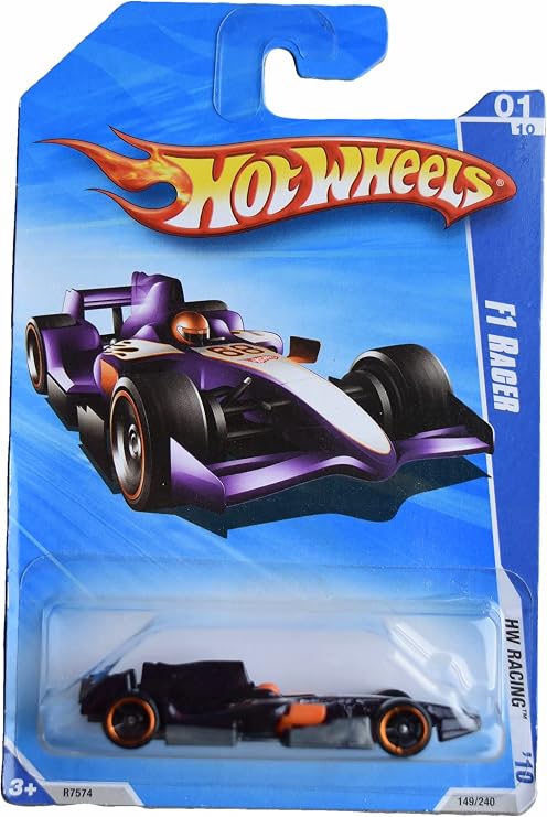 Hot Wheels F1 Racer, Purple, 1:64 Scale Die Cast, Car, Racing Car, Children, Children (Ages 3-12, Unisex), Male