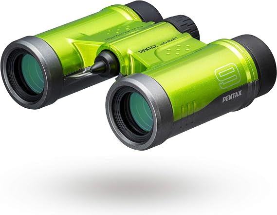 Pentax 61813 Binoculars UD 9x21 - Navy A bright and clear field of view, lightweight body with roof prism, Fully Multi-Coated optics, 9X magnification, ideal for concerts, sports, travelling, Green