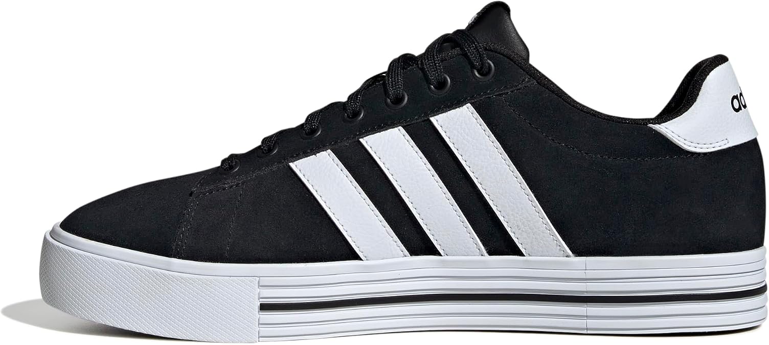 adidas Unisex Daily 4.0 Shoes Non Football Low Shoes, Core Black Cloud White Cloud White, 5