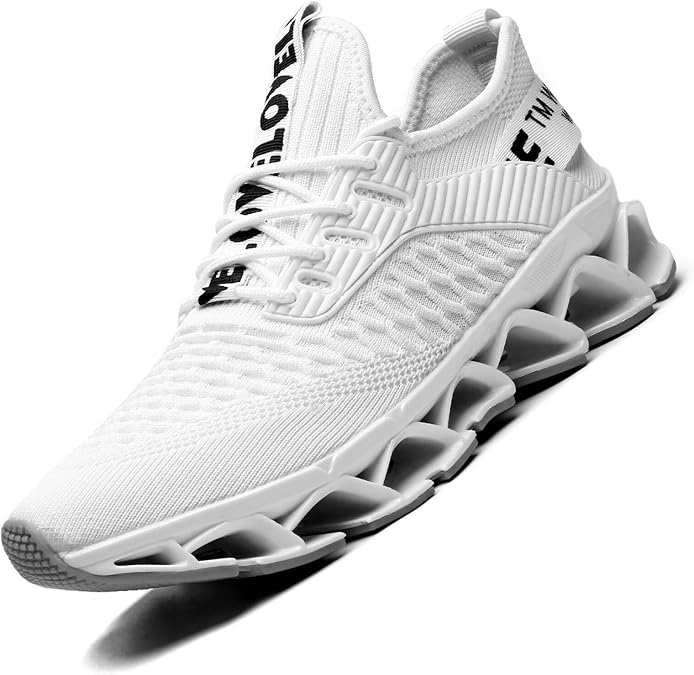 Men's Running Shoes Mesh Athletic Sport Sneakers Gym Fashion Trainers Tennis Casual Walking Zapatos