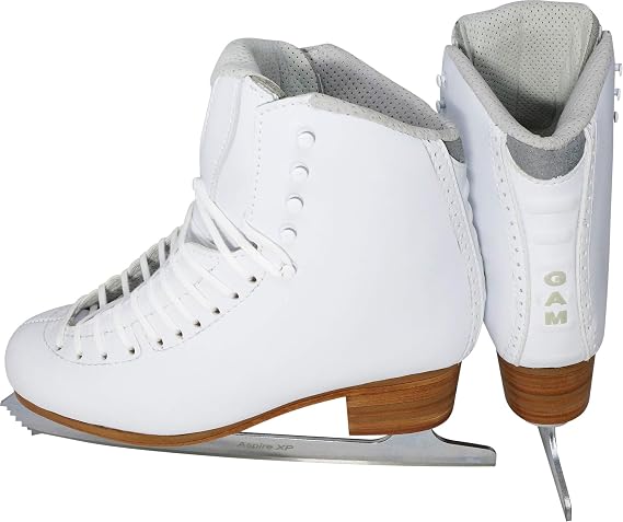 Jackson Ultima/GAM Stella/Clasicue Womens, Men, Girls, and Boys Figure Ice Skates in White and Black Colors