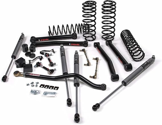 Jks 3.5" Lift Kit J-Konnect Diesel Wrangler Jl 4-Door Fox 2.5 Ifp Performance Series Shocks JSPEC159PS