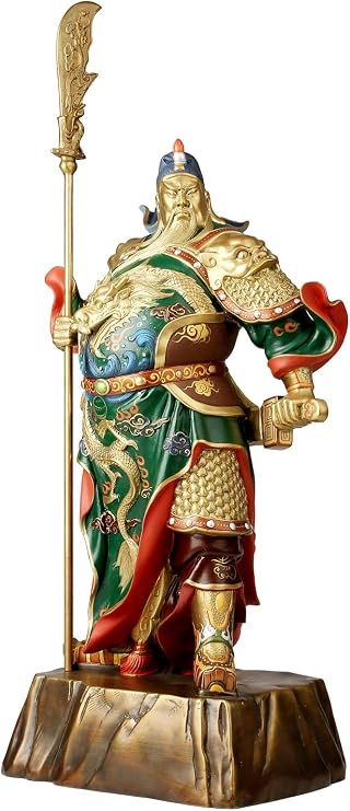 Brass Guan Yu Statue,Guan Gong,Kwan Kung,Kuan Gong Figurines & Sculpture
