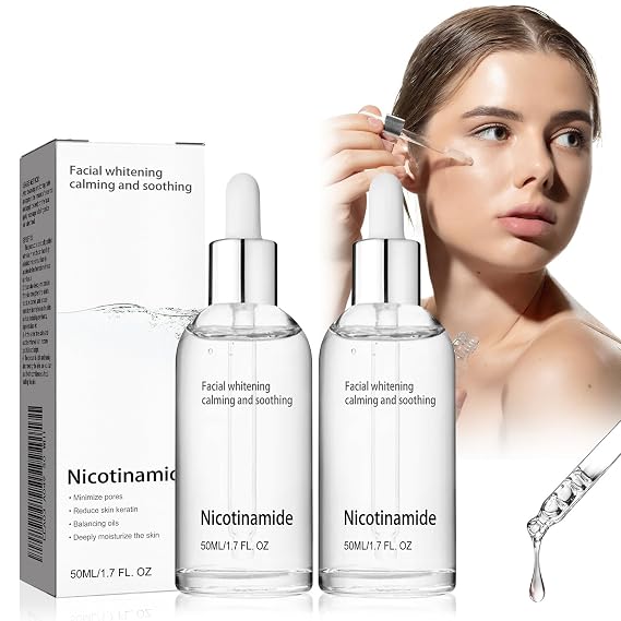 Nicotinamide Serum for Blemishes, Deeply Hydrating, 2PCS Niacinamide Freckles Removal Serum,Sunnylas Niacinamide Freckles Removal Serum, Facial Serum for All Type Skin