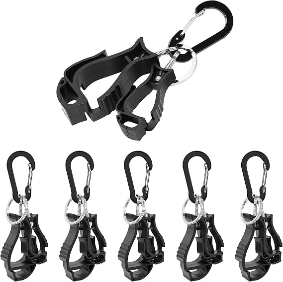 NANHONG 6 Pieces Glove Clips for Work Glove Holder Clip, Construction Worker for Glasses Helmets Gloves Holder Clip