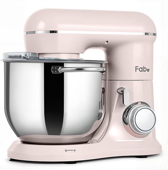 Fab by Kitchen in the box Stand Mixer, 8L Large Electric Food Mixer, 2000W | Kitchen Mixer for Family Baking, Multi Colors with Dough Hook, Whisk & Beater for Cake, Bread & Pizza Dough