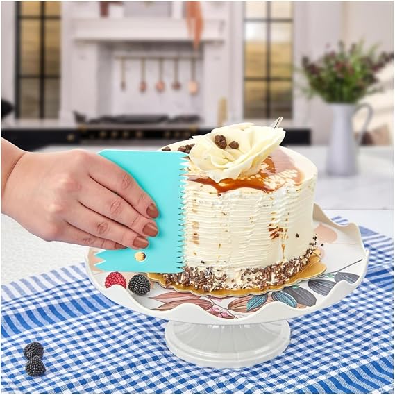 3-Piece Cake Decorator Cutting Forming Sliding Set - Cake Preparation Tool