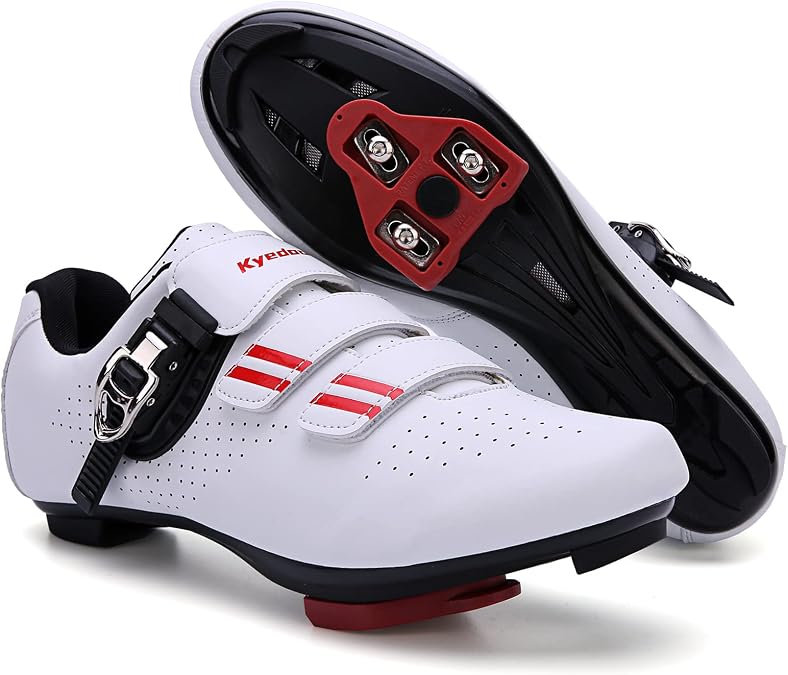Kyedoo Mens Womens Cycling Shoes Compatible with Pelaton Road Bike