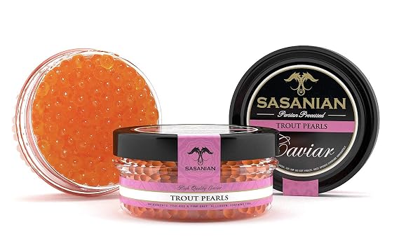 Sasanian Fresh Trout Caviar - 500gr (Tin)