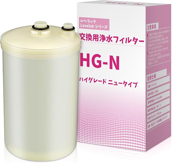 プレミアムウォーターフィルター交換用カートリッジ HG-Nタイプウォーターイオナイザー対応 Enagic Kangen SD501 KANGEN 8 JrIVに対応 2010年以前のオリジナルタイプには対応していません