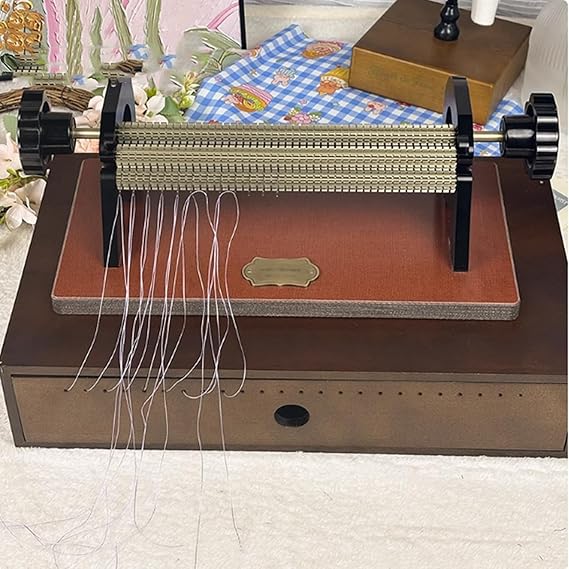 Smocking Pleater 24 Row, with Back Box and Special Needle, for Clothing, Fabric, Diy, Ruffler Sewing Machine, Presser Foot Gathering Pleats and Ruffles Attachment