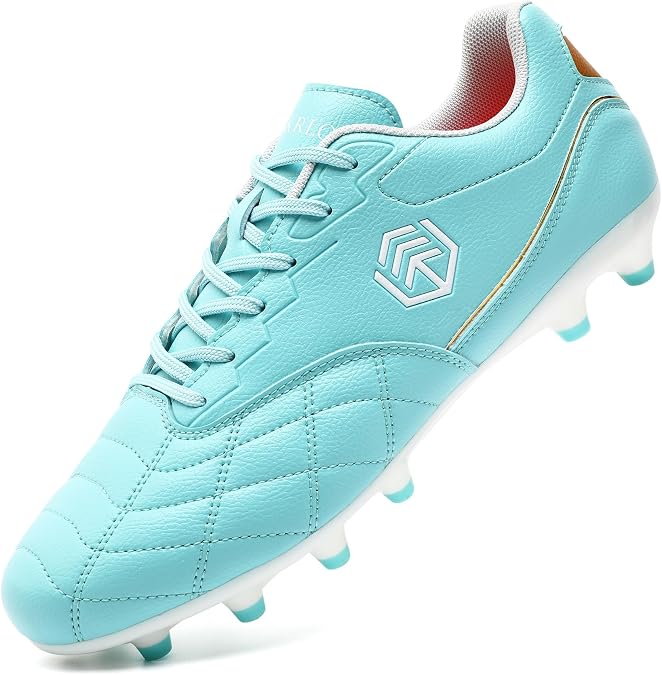 DimaiGlobal Men's Soccer Cleats Firm Ground Soccer Shoes Women's Turf Football Shoes Rugby Boots Outdoor Breathable Athletic Professional Unisex