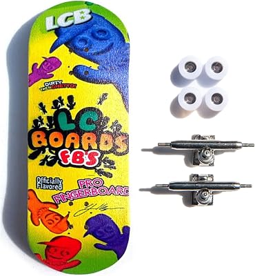 LC BOARDS Fingerboard Complete 98X34 Sour Graphic with Foam Grip