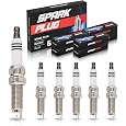 ENA Set of 6 Iridium Spark Plug Compatible with BMW 135i 135is 228i 320i 328i 335i 428i 435i 528i 535i 550i 640i 650i 740i 750i 2.0L 3.0L 4.4L L4 L6 V8 Replacement for 97506 SILZKBR8D8S